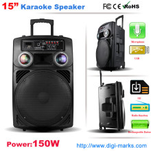 Portable Trolley Wireless Bluetooth Speaker Karaoke Speaker